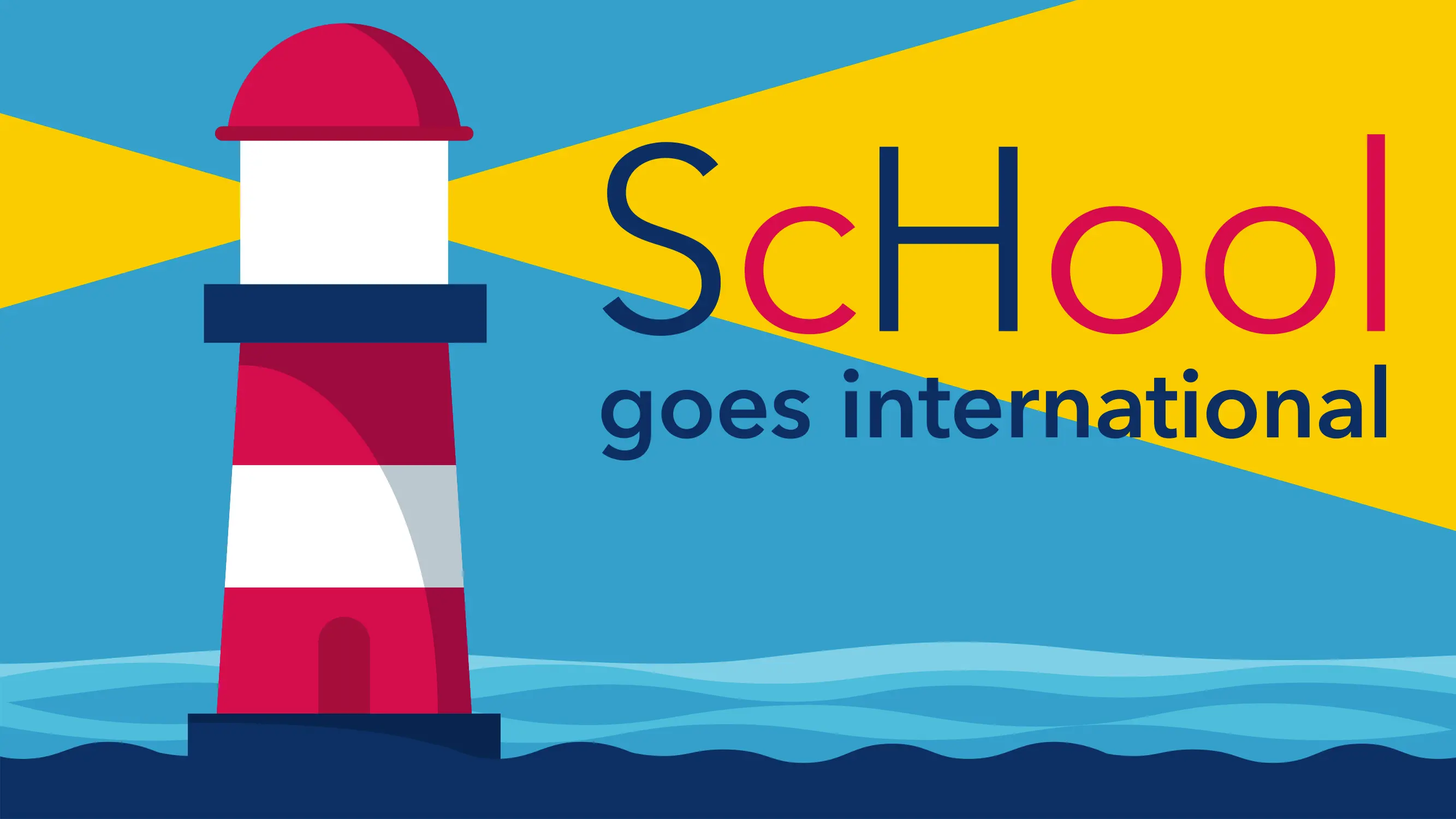 Logo des Prgraomms ScHool goes international